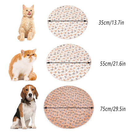 Waterproof Dog Pads Round Diaper Pads Pet Training Pads for Puppies and Dogs