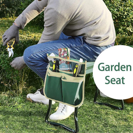 Versatile 3-in-1 Garden Kneeler Padded Seat Kneeling Gardening Work Stool Tools - Aimall