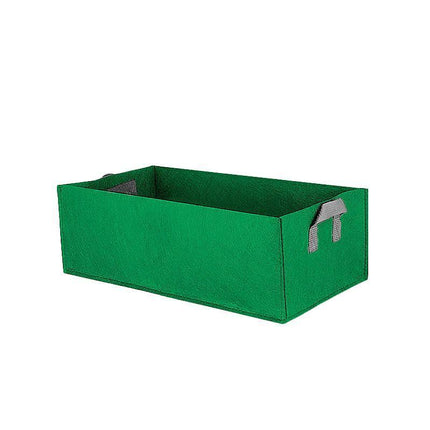 8pcs Felt Rectangular Planting Bags Vegetable Grow Bags Non-Woven Flower Pots