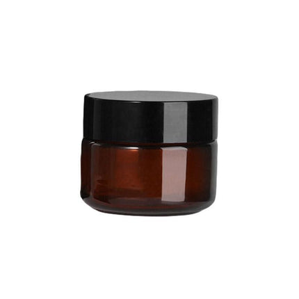 10pcs Brown PET Plastic Wide Mouth Bottles for Storage and Skincare Packaging