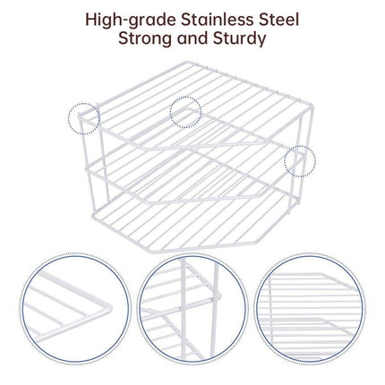 Iron Kitchen Seasoning Rack Kitchenware Storage Shelf Desktop Organizer Home