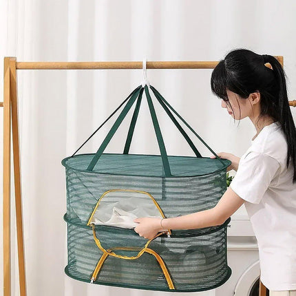 Anti Mosquito Fully Enclosed Drying Net Basket for Fish Vegetables Fruit Herbs