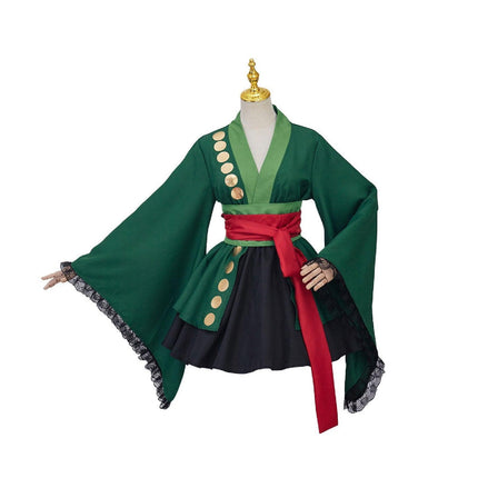 Spot One Piece King Solon Cos Clothing Solon Sex Turn Kimono Skirt Cos Zoro Straw Hat Cospl Two Years Later