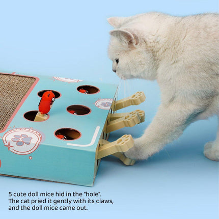 Multifunctional Cat Toys Corrugated Scratch Board for Cats and Hamsters Fun Toy