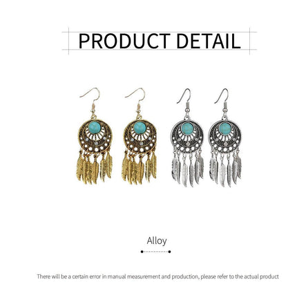 Bohemian Dreamcatcher Tassel Earrings Handmade Fashion Jewellery for Women Gifts