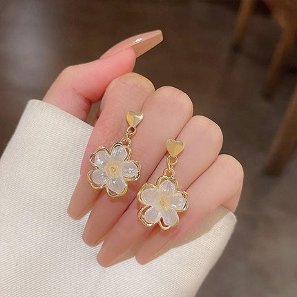 Flower Stud Earrings Premium Quality Elegant Jewelry Women Fashion Accessories