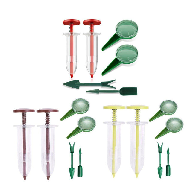 6PCS Garden Seeder Set Mini Seed Planting Tools Manual Seeder for Gardening