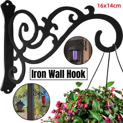 Hanging Plant Holder Iron Hooks Outdoor Planter Hanger Garden Decoration Hooks