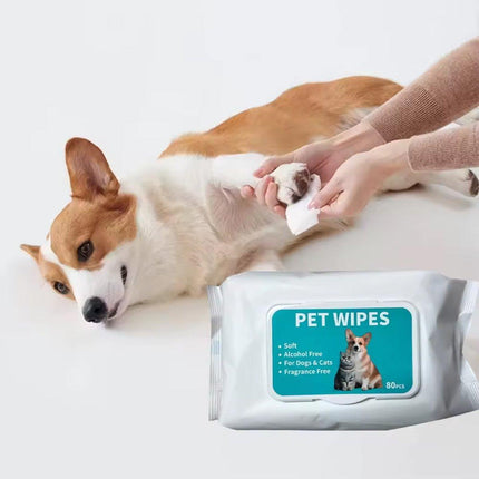 Pet Ear Cleaning Wipes Dogs Cats Gentle Ear Care Wipes Healthy Ears