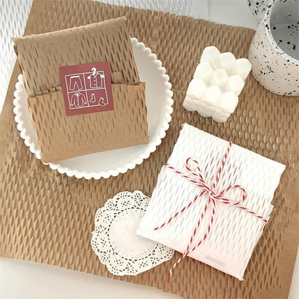 200PCS Honeycomb Packaging Paper Honeycomb Cushion Wrapping Paper for Protecting - Aimall