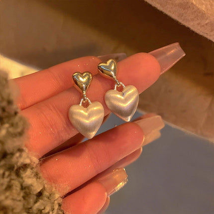 Sweet Love Earrings Elegant Temperament Jewelry Women Trendy Fashion Earrings