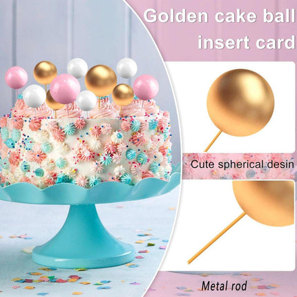 4set Colourful Foam Balls Cake Decoration Mini Balls Birthday Party Decor