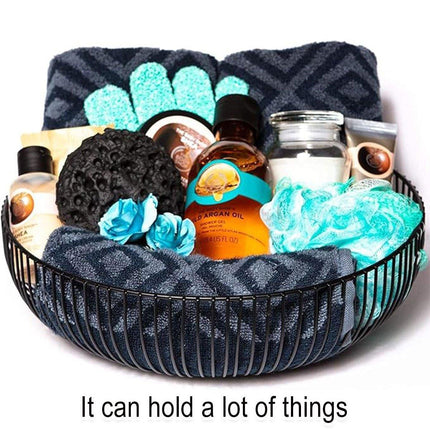 Multi Functional Wire Storage Basket Fruit Vegetable Holder for Kitchen Counter