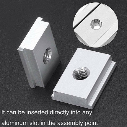 T Track T-Slot Slider Miter Aluminium Alloy Jig Tool Woodworking Set - Aimall