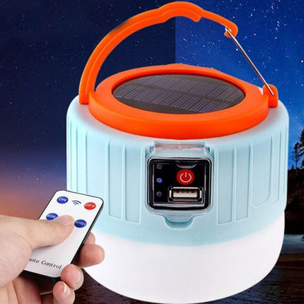 Portable LED Solar Camping Light Lantern Outdoor Tent Lamp USB Rechargeable AU - Aimall