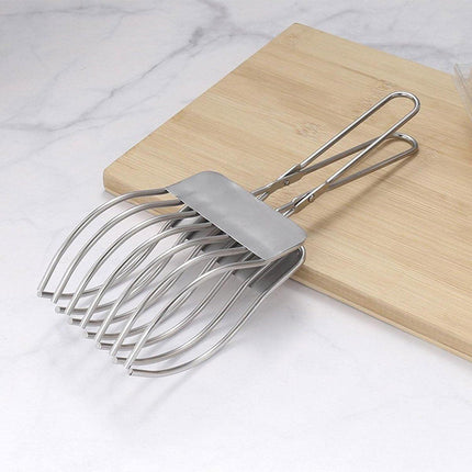 Stainless Steel Ham Bread Slicer Multi-function BBQ Clip Meat Cutter Splitter