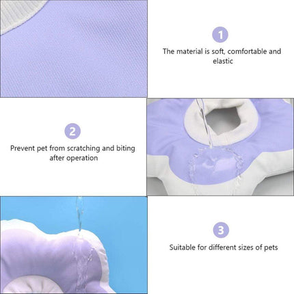 Elizabethan Cat Recovery Collar Anti Licking Pet Cone Protective Neck Ring