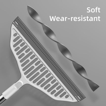 Wet and Dry Floor Scraper Dust Sweeper Non-Hair Stick Bathroom Cleaning Tool