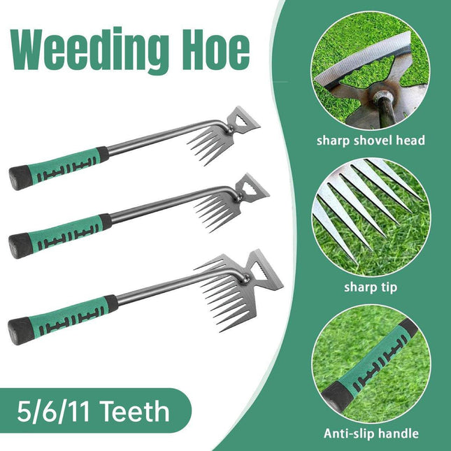 Garden Weeding Digging Tool Farm Household Hoe Durable Handheld Weeder Artifact