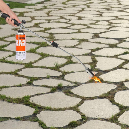 Propane Weed Burner Butane Gas Torch Garden Wand Lighter Handle Tool Kill Weeds