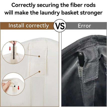 Foldable Large Capacity Oxford Cloth Laundry Basket Toy Storage Bag Household