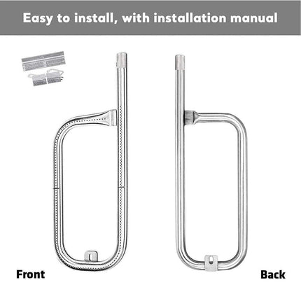 For Weber Q200 Q220 Q2000 Q2200 Stainless Steel Grill Burner Tube With Screw