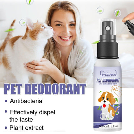 Pet Deodorant Spray for Cats and Dogs Eliminates Urine Feces Odors Air Freshener