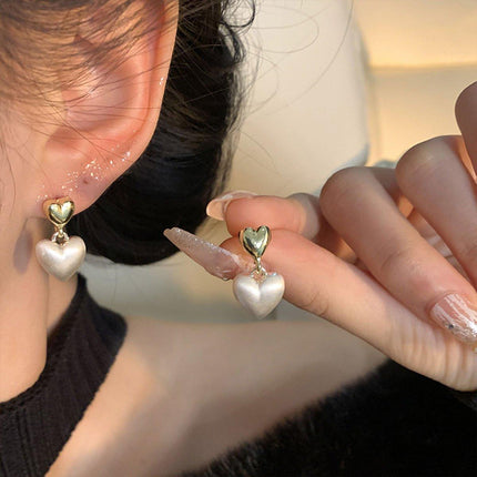 Sweet Love Earrings Elegant Temperament Jewelry Women Trendy Fashion Earrings