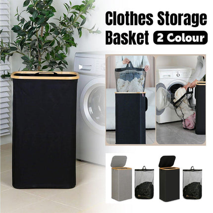 Bathroom Laundry Basket Large Clothes Hamper Dirty Laundry Storage Organizer