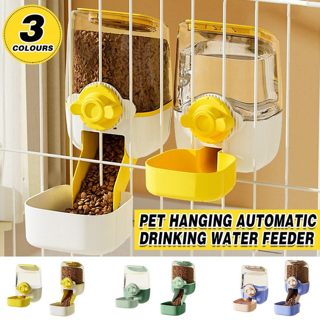 Automatic Pet Water Feeder Large Capacity Hanging Cage Water Bottle for Cat Dog