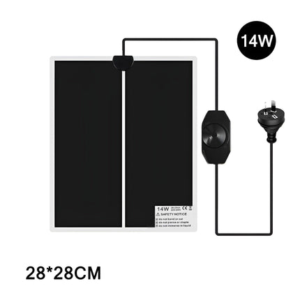 Reptile Heating Mat Pad Electric Heater Warmer for Crab Frog Lizard Pet Care - Aimall