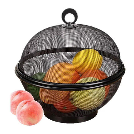 Multi-Function Kitchen Fruit Basket With Lid Drain Basket Washing Draining Cover