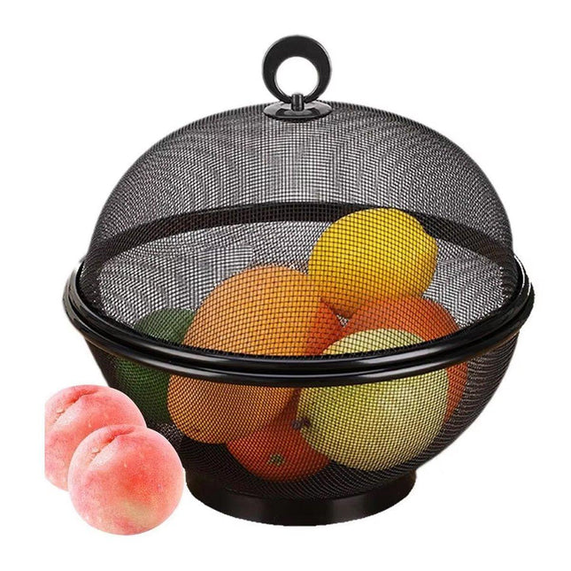 Multi-Function Kitchen Fruit Basket With Lid Drain Basket Washing Draining Cover