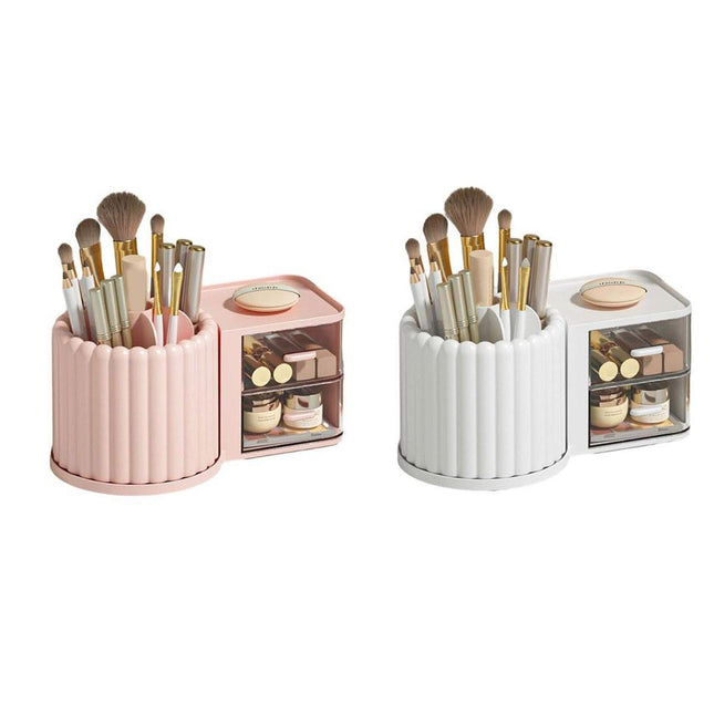 Rotating Cosmetic Pen Holder Dustproof Waterproof Storage Box Sanitary Organizer