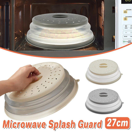 Multifunctional Microwave Oven Food Cover Heat Resistant Folding Splash Guard