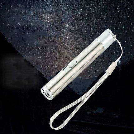 3 in 1 Multi Function Premium Cat Toy Laser Pointer USB Charging LED Torch Light - Aimall