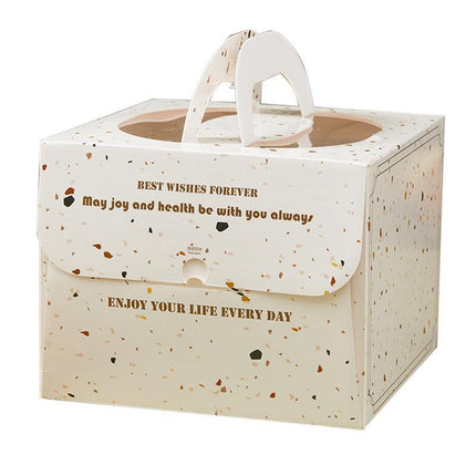 20x Portable Cake Box Cake Container Clear for Birthday Cupcakes Cookies - Aimall