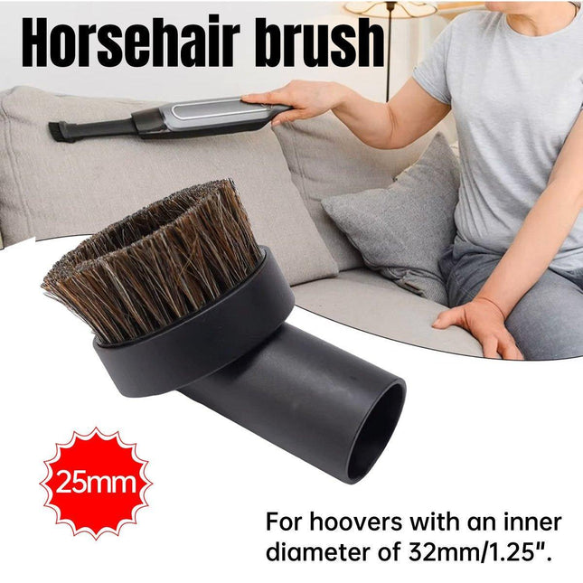 Vacuum Cleaner Accessories Horsehair Brush 25mm Replacement Tool for Deep Clean