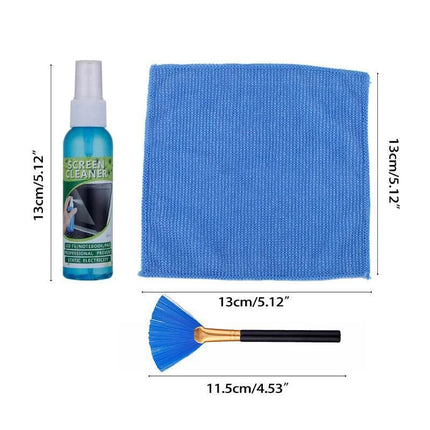 80ml For Laptop LCD Display Screen TV Plasma Monitor Cleaning Kit 3in1 Cleaner