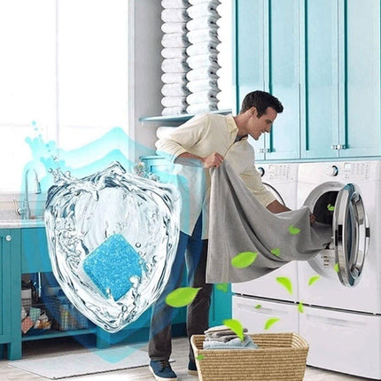 24PCS Washing Machine Cleaner Tablets Disinfectant Effervescent Stain Remover