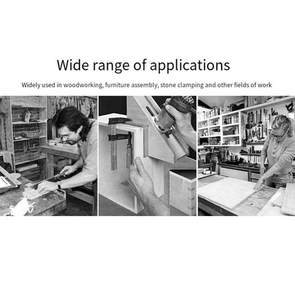 Woodworking F-Type Right Angle Clamp Holder Strong A-Shaped Compression Clip