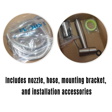 3PCS Stainless Steel Handheld Bidet Sprayer Toilet Cleaner Non Perforated