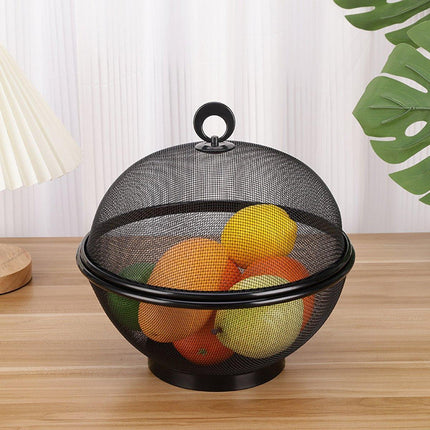 Multi-Function Kitchen Fruit Basket With Lid Drain Basket Washing Draining Cover
