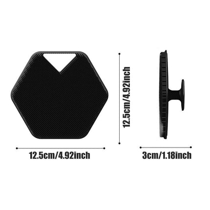 Silicone Bath Brush Soft Bristle Body Scrubber Facial Cleaning Massage Tool