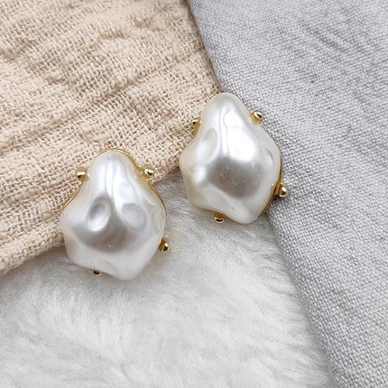 Vintage Irregular Earrings Women Retro Studs Statement Jewelry Fashion Gift