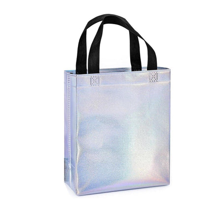 24pcs Laser Non Woven Gift Bags Tote Bags for Party Favor Wedding and Birthday