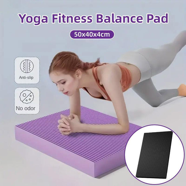 Balance Mat Non Slip Yoga Fitness Mat Flat Support for Home Workout Exercises