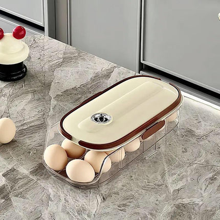 Home Egg Carton Kitchen Storage Organizer for Handheld Egg Holding and Display