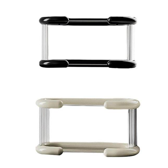 2 Tier Mug and Cup Organiser Double Tier Shelf Rack Storage for Kitchen and Home