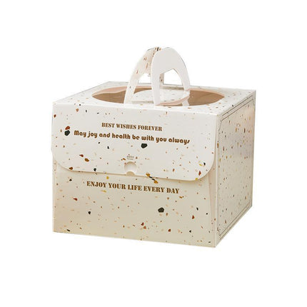 20x Portable Cake Box Cake Container Clear for Birthday Cupcakes Cookies - Aimall